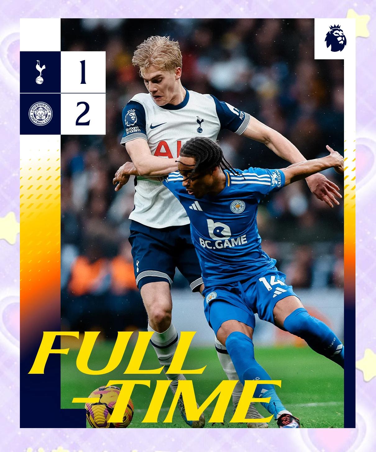 莱斯特城主场惜败热刺，保级压力继续加大的简单介绍